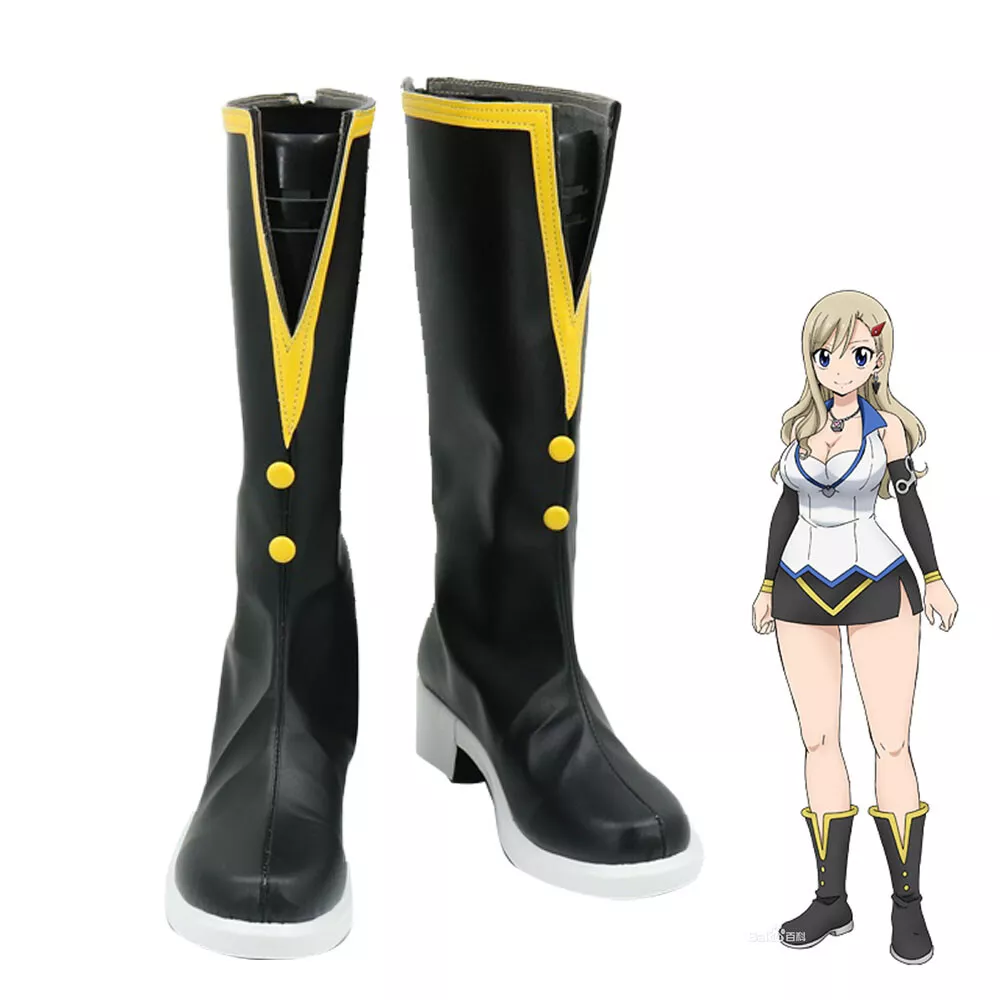 EDENS ZERO Rebecca Black Shoes Cosplay Boots