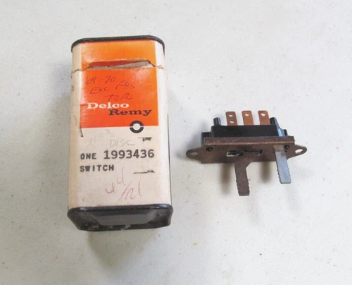 1969-1970 Oldsmobile Delta 88 98 NOS GM Windshield Wiper Switch # 1993436