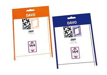 Davo Self Adhesive Easy Mounts - STRIPS - Black/Transparent