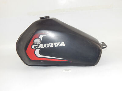 NOS OEM 1983 CAGIVA ALA ROSSA 350 BLACK GAS TANK FUEL RESERVOIR VINTAGE ITALY