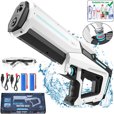 #ad Electric Water Gun Automatic Water Blaster Gun Kids Adults Summer Squirt Toys $29.99