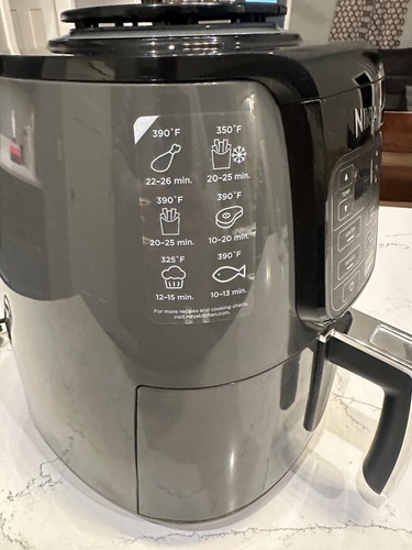 NINJA 3.8L Air Fryer Model AF100 S5 1550W- TESTED & WORKS - Picture 7 of 9
