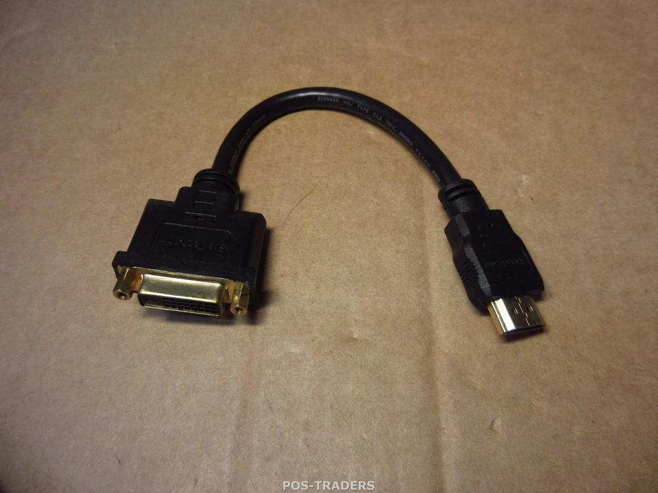 STARTECH HDDVIMF8IN Male HDMI to Female DVI-D Video Cable Adapter NEW NEU NUOVO - Bild 2 von 4