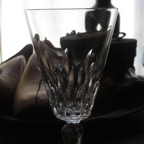 Baccarat 1970 Production Carcassonne White Wine Glass Out Of Print From Japan - Picture 2 of 10