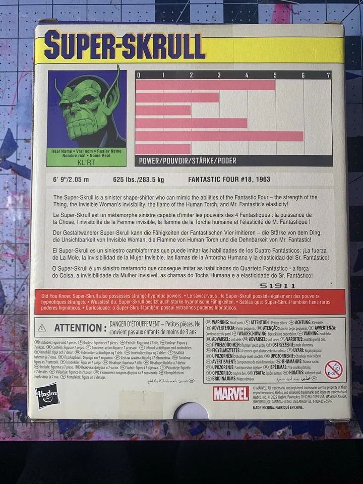 漫威传奇纽约CC 2025独家超级头骨人偶(全新现货) — 第 2/4 张图片