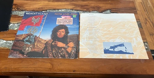 ROBERT PLANT NOW AND ZEN LP SHRINK WRAP COVER + NEAR MINT VINYL ! LED ZEPPELIN