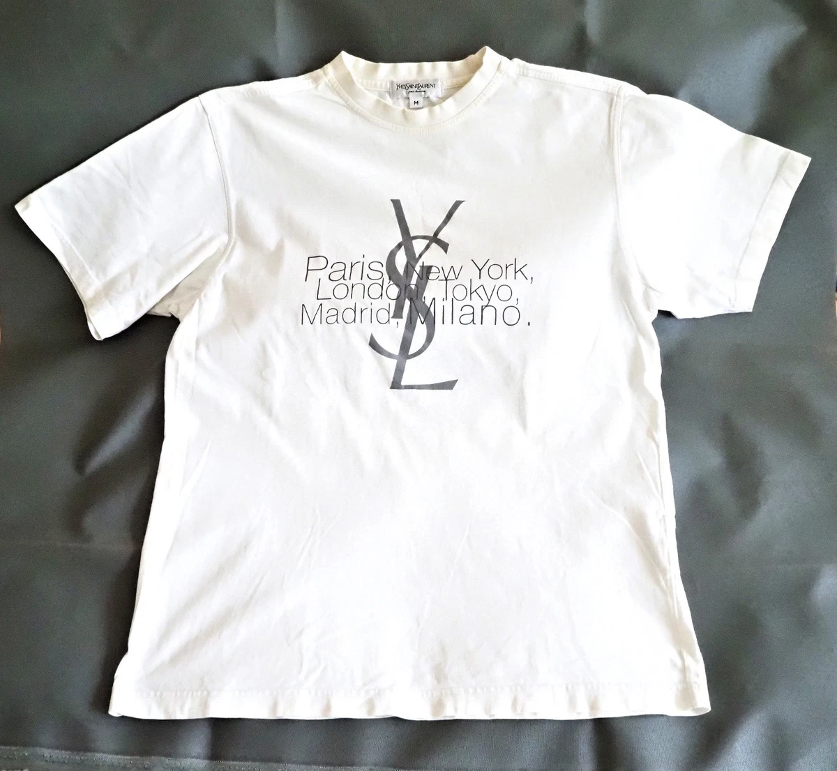 Saint Laurent White T-Shirts for Men for sale | eBay