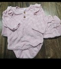 Girls 3-6 Month Checkered Design Outfit — photo 1