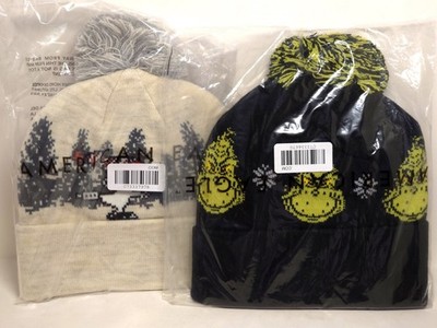 American Eagle Outfitters Grinch x Peanuts Snoopy Beanie Skating Holiday Winter 