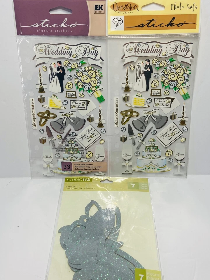 Винтажный 2000 Sandylion стикер лот свадьбы гольф медсестра врач семьи новый - Изображение 4 из 4