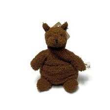Russ Home Buddies POCKETS Brown Kangaroo Terry Cloth Plush Bean Bag