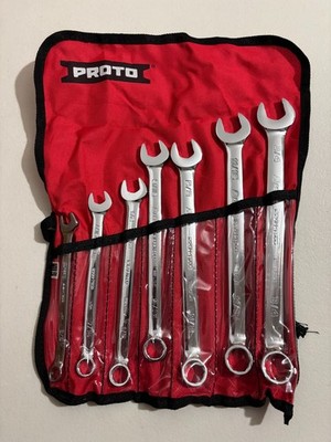 PROTO 7pc Standard Wrench Set 6pt New in pouch