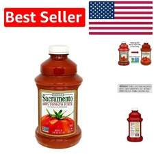 Rich Vine-Ripened Tomato Juice 46 oz – No Artificial Additives, Made in USA
