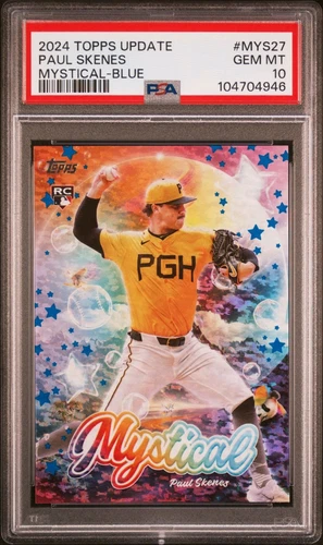 2024 Topps Update Paul Skenes Mystical Blue RC #MYS27 PSA 10 GEM MINT!!!