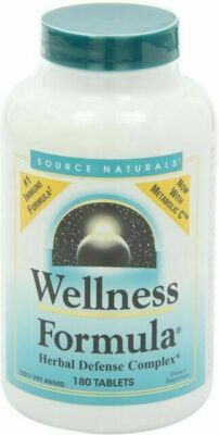 Source Naturals Wellness Formula   Advanced Daily Immune Support | 180 Tablets