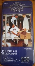 Puzzle 500 Pc. The Saturday Evening Post Norman Rockwell The Rookie Collector