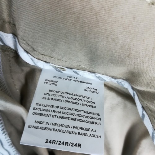 Dickies Womens Pants Slim Boot Cut Twill Flex Khaki Workwear Plus 24 New - Imagen 12 de 14