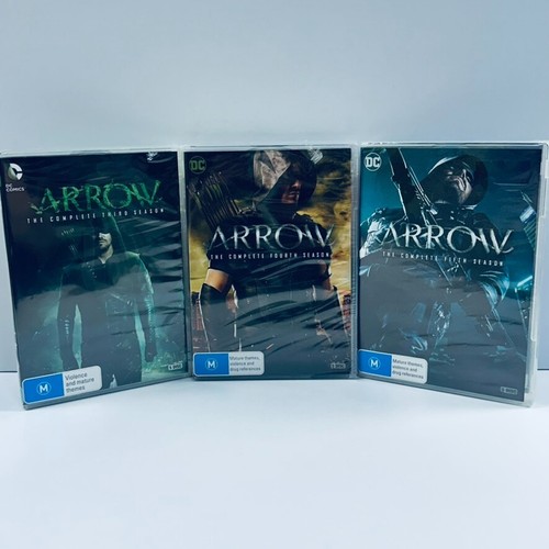 ARROW DVD Complete Season 1-5 1 2 3 4 5 Region 4 TV Series (3 Series are Sealed) - Picture 5 of 7