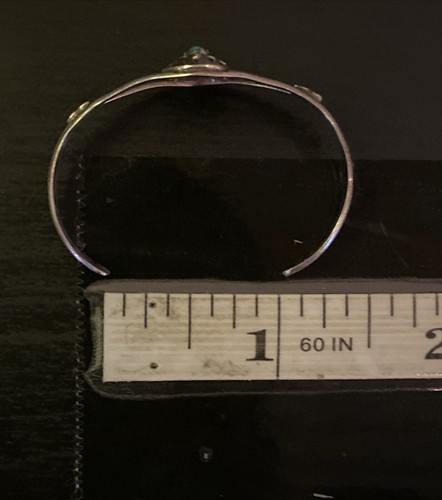 Old Pawn Native Navajo Türkis Baby Kind Manschette Bärenkralle Armband AN125-20 E - Bild 14 von 18