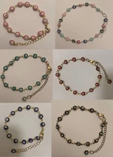 Handmade Evil Eye Bracelet Protection Good Luck -Pick a color -Read Description