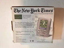 New York Times Touch Screen Crossword Puzzle,  Electronic Backlit, 1000 Puzzles