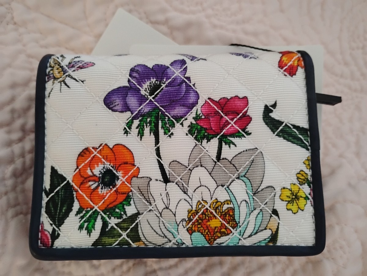 Gucci★素敵!Floral Small Card Case Wallet GUCCI Zumi Flora Compact Card Holder Flora Print Compact