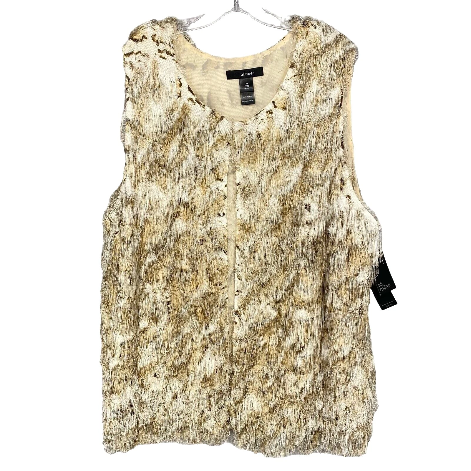 Animal Print Plus Size Vests for Women