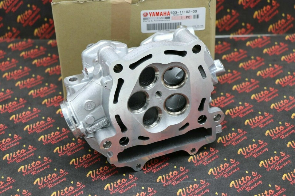 NEW Yamaha YFZ450 OEM cylinder head + cam cap towers YFZ 450 20042009