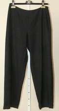 CHANEL Womens Pants Vintage 01C Straight Leg Silk Cuffed Trousers Size 42 France