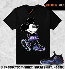 Shirt Match Foamposite One Galaxy 2025 Sneaker Matching Tee Sneakerhead M Mouse