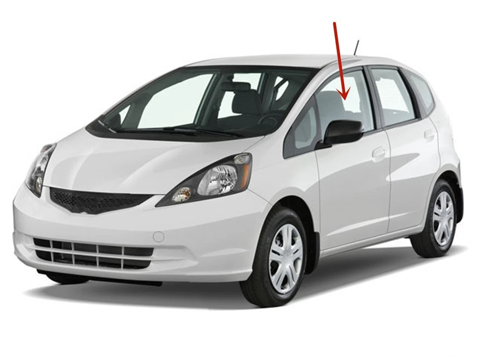 Fits 2009-2014 Honda Fit Hatchback Driver Left Side Front Door Window Glass Foto 2 de 3