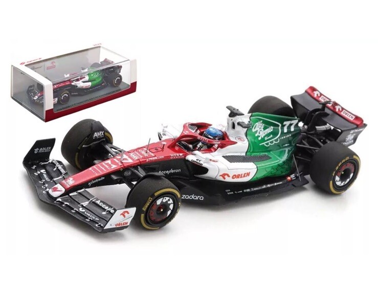 Spark S8539 Alfa Romeo F1 C42 Azerbaijan GP 2022 - Valtteri Bottas 1/43 Scale