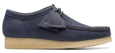 Clarks Wallabee - 26174515 - Navy Leather - Adults