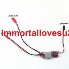 20A Brushed ESC Two-way 2s 3s Lipo 380 390 motor RC Boat Car Speed Controller