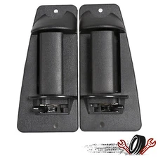 Pair Rear Outside Door Handle for 99-07 Chevy Silverado GMC Sierra Extended Cab