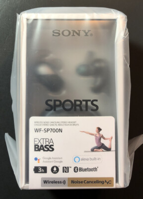 Sony Extra Bass Wireless Stereo Headset WF-SP700N [ BLACK ] NEW