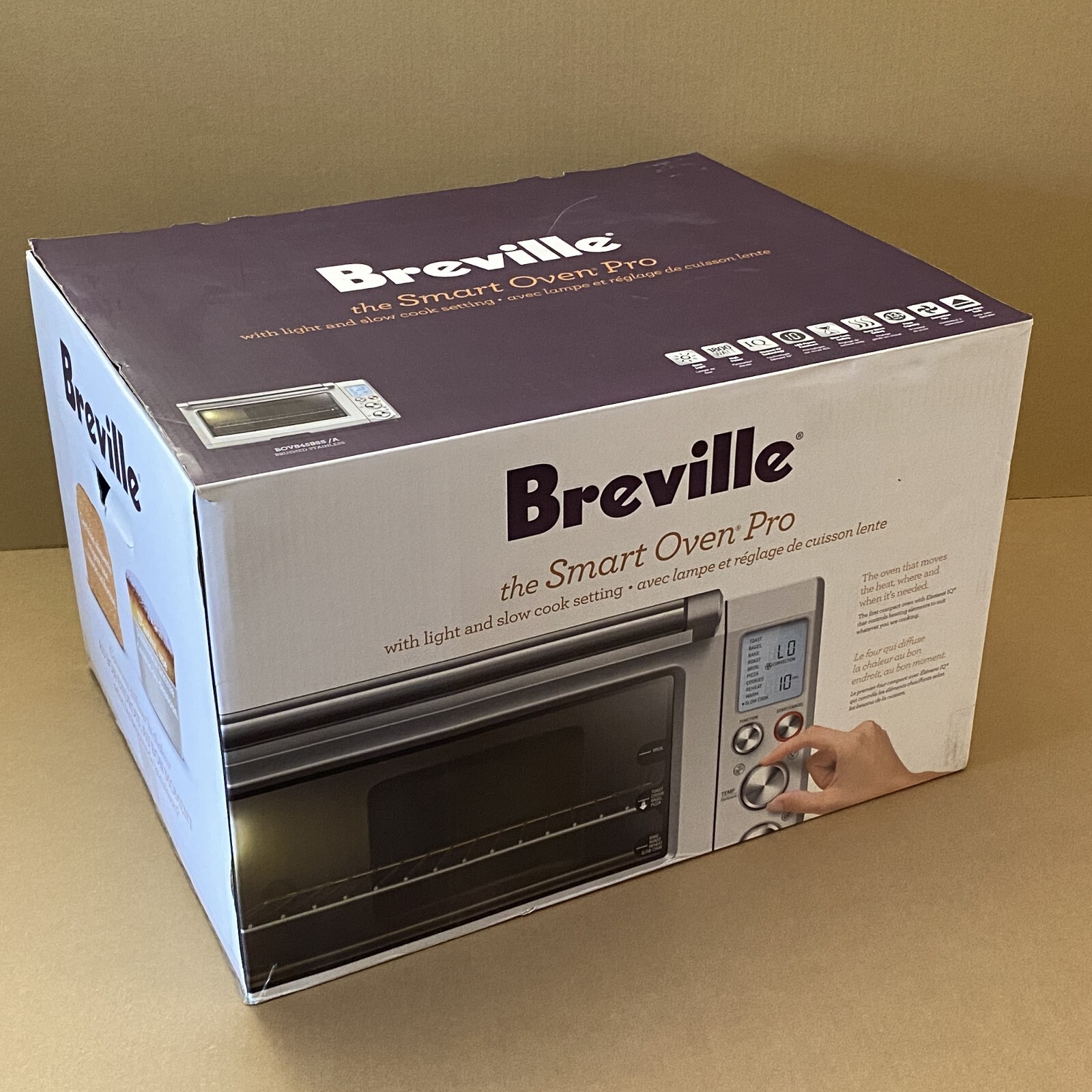 New Breville BOV845BSS Smart Oven Pro 1800W Grelly USA