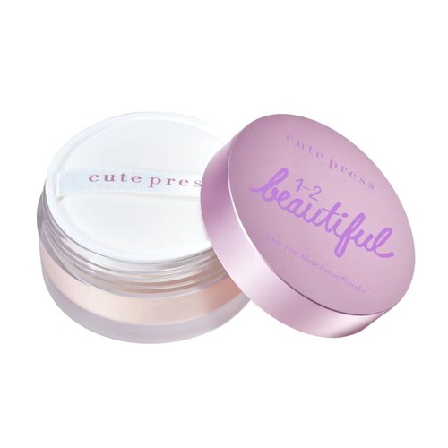 15 g CUTE PRESS 1-2 BEAUTIFUL ULTRA FINE MATTE LOOSE POWDER translucent facial - Picture 8 of 8