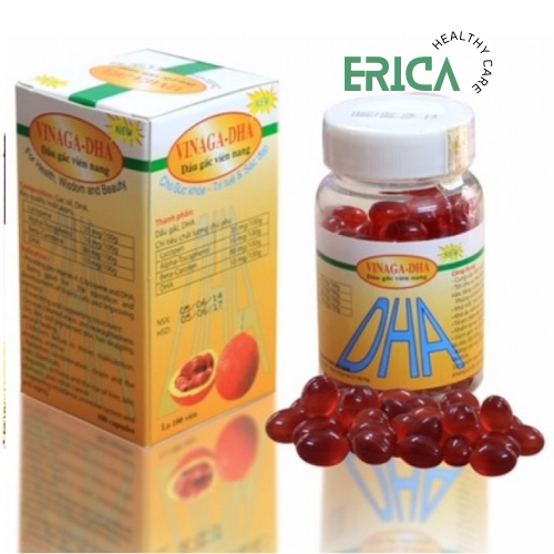 10x Vinaga DHA Dau GAC - Pure GAC Oil Momordica GAC Fruit Vitamin A, E, DHA - Picture 1 of 9