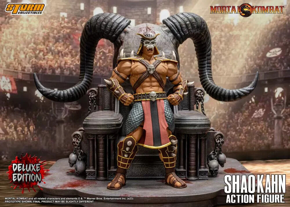 Storm Toys Mortal Kombat Shao Kahn Action Figure Model Throne 1/12