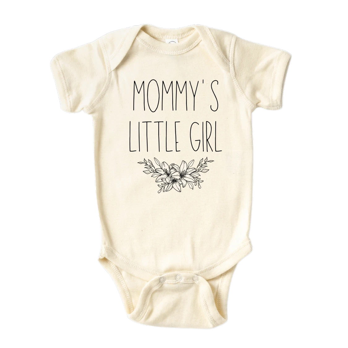 Mommy s Little Girl Baby Onesie Cute Bodysuit Outfit for Baby Shower Gift