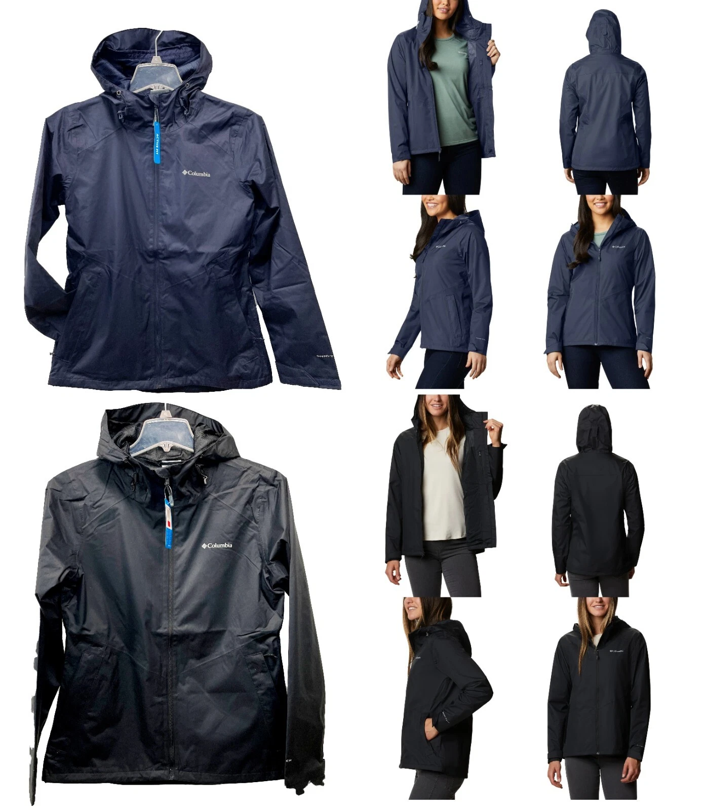 Columbia Womens Waterproof Lowland Ultra Jacket Adjustable Storm Hood | New
Opens in a new window or