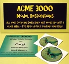 Corgi Green Hornet 268 Repro Replacement Modern Roof Water Slide Decal Transfer.