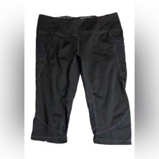 Capri Yoga Pants with Pockets High Waist Workout Cropped Leggings