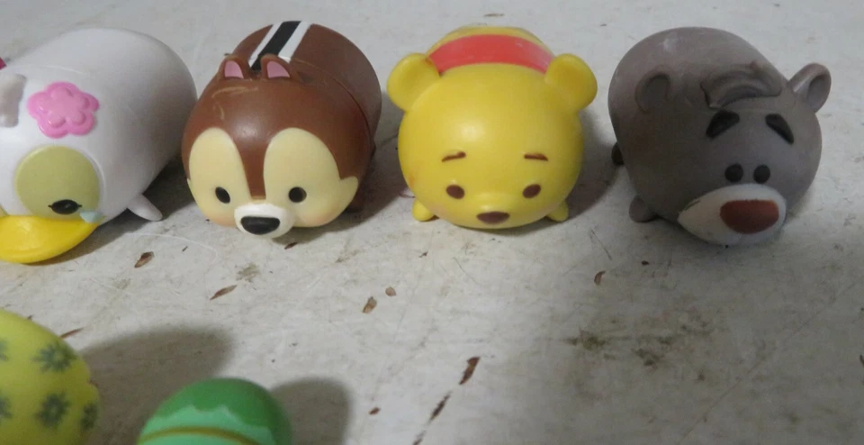 9 шт. Disney Jakks Tsum Tsum Виниловые Фигурки Питер Пэн Пух Алиса Страна чудес Чип + - Изображение 3 из 4