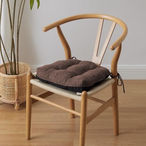 Chair Cushions for Dining Chairs Set of 4, Indoor Kitchen Chair Cushions with - Picture 2 of 6