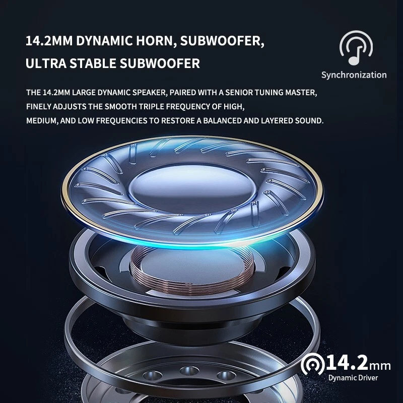 TWS 5.3 Auriculares Invisibles Intrauditivos Inalámbricos Bluetooth Auriculares Aptos para Teléfonos Foto 4 de 4