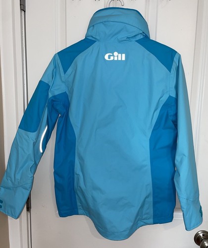 Women's Gill IN32 Inshore Lite Sailing Jacket Blue Size 4 $175 EUC Waterproof - Picture 5 of 12