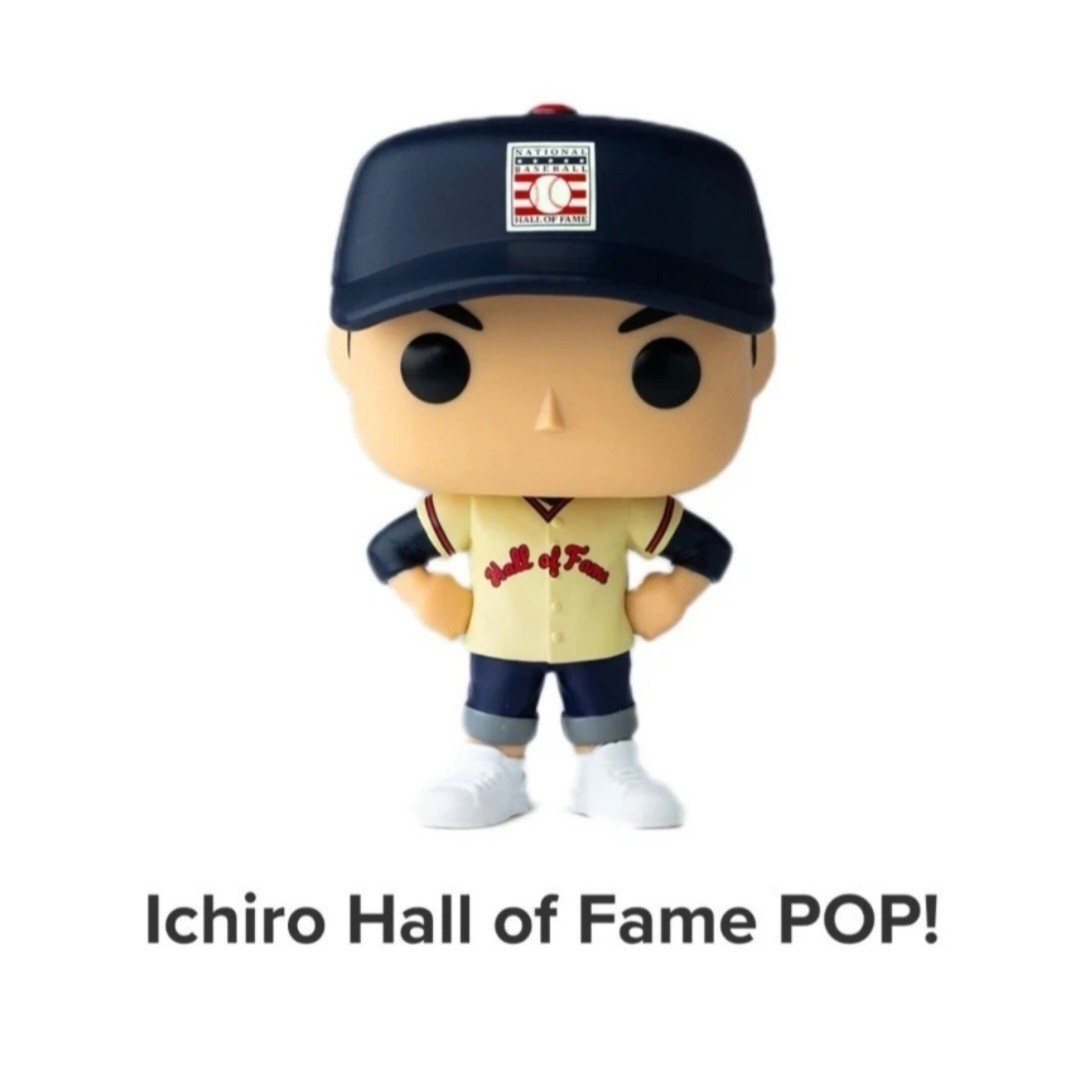 2025 Funko Pop! Ichiro Suzuki Mariners HOF Pop SGA 8/5 +