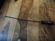 Snap On Tools 1/4" Drive Standard Handle Extra-Long Flexible Driver Black TM615